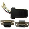 Adapter seriell DSUB 9 PIN Kupplung auf RJ12 Buchse